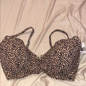 LEOPARD BIKINI TOP
